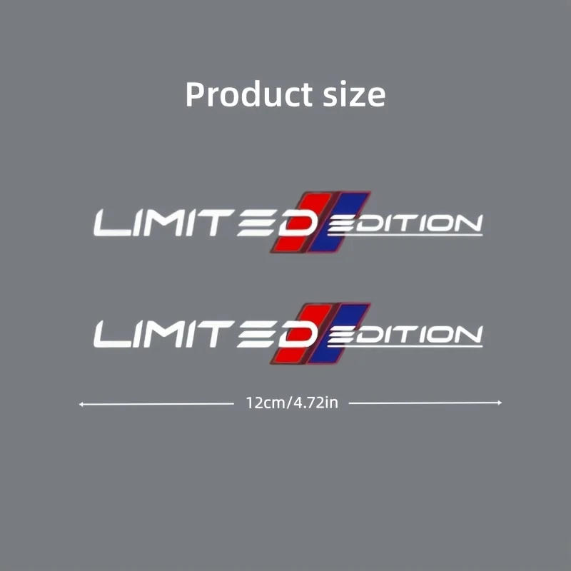 4Pcs/8Pcs Per Set Limited Edition Car Motorcycle Sticker Kit Wiper Door Handle Dashboard Mirror Body Decal Waterproof Vinyl