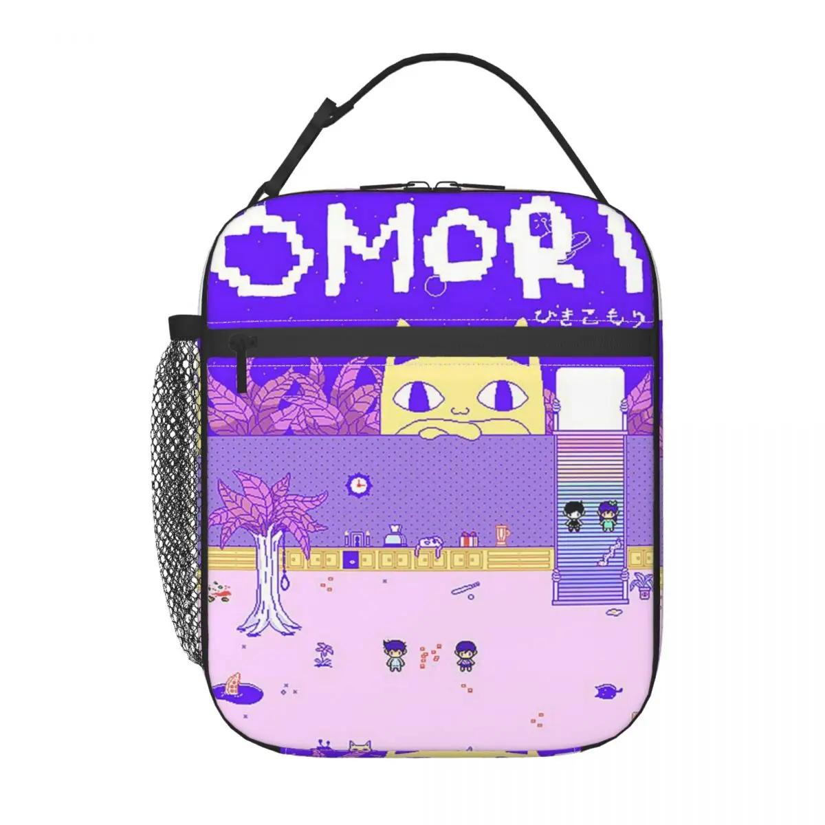 Omori Game Insulated Lunch Bag for Women Kids Portable Food Boxes Thermal Lunch Box Tote