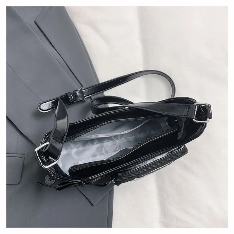 نساء بنات حقيبة كتف كروسبودي النمط الياباني شفاف Ida حقيبة أفخم دمية تخزين عرض الألم حقيبة الطلاب حقيبة ساعي #6