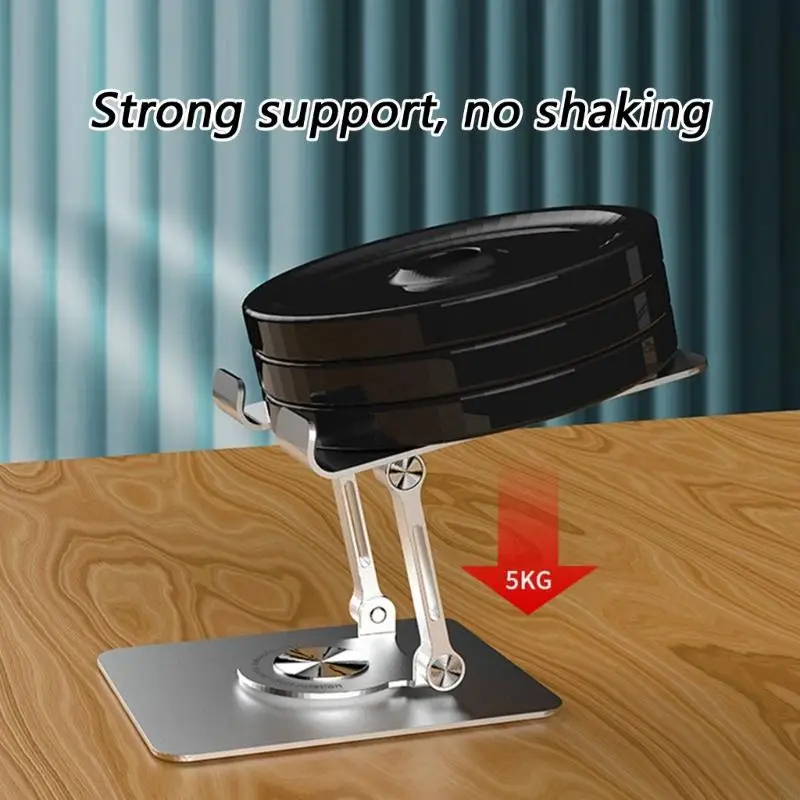 Tablet Holder Stand 360 Degree Rotatable Portable Foldable Desktop Bracket Support For Tablet Phone Desktop Holder HX5E