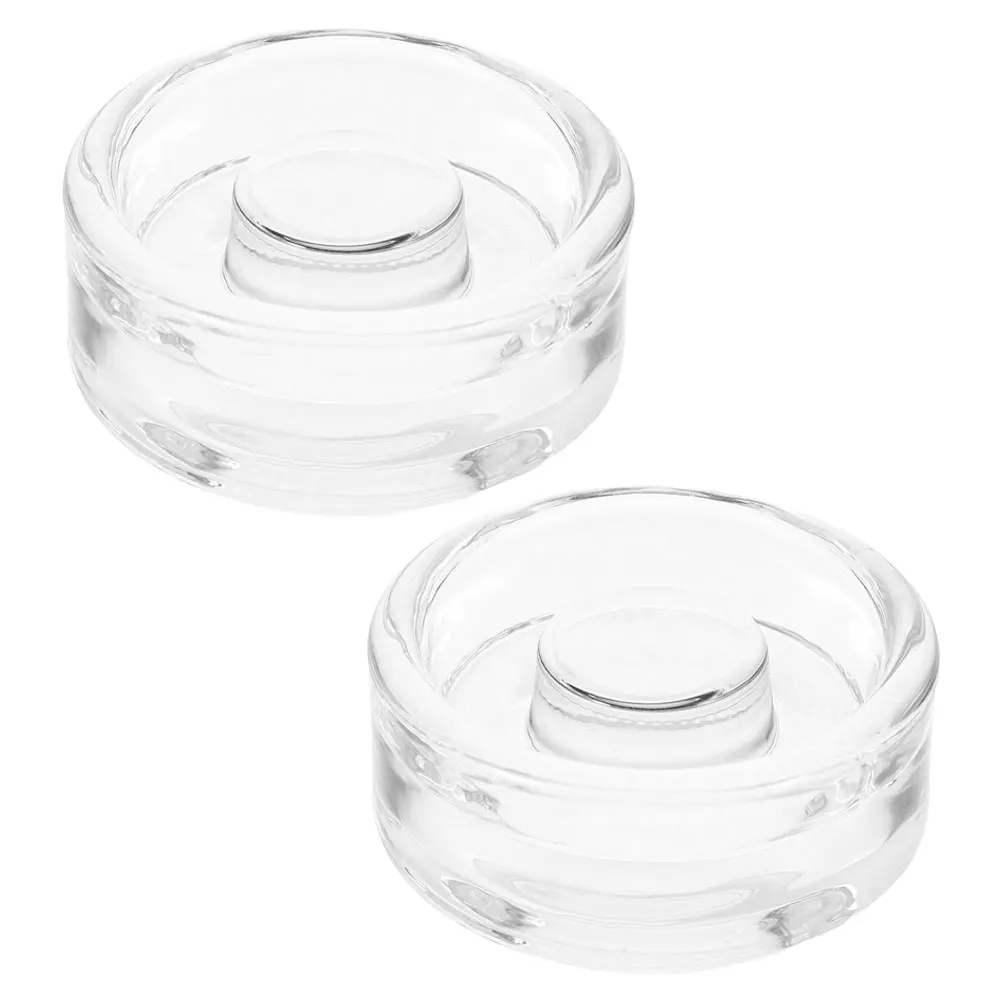 

2pcs Glass Fermentation Weights Wide Mouth Jar Reusable Pickling Canning Supplies For Sauerkraut Kimchi Kitchen Tools Jar
