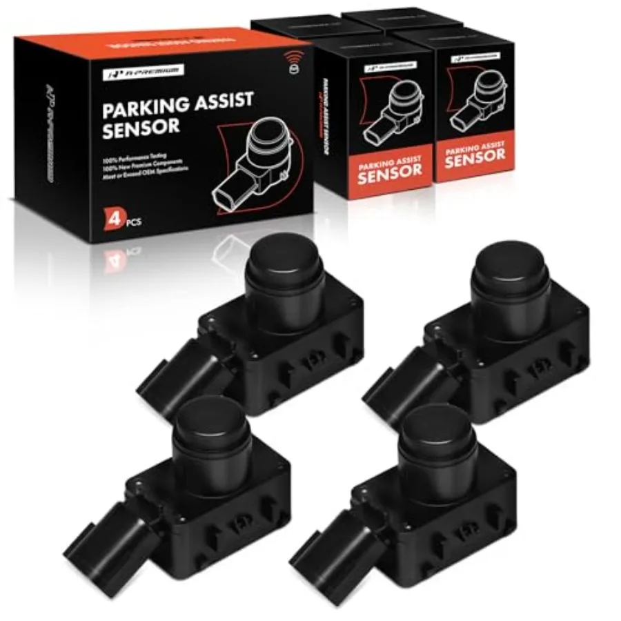 

4-PC Front Reverse Backup Parking Assist Sensor Compatible with Toyota and Models Models - Prius 2016-2017/2019-2022 Prius AWD-