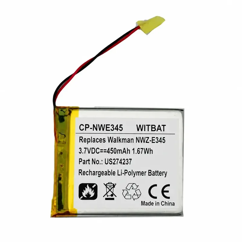 [LIS1425HNPC] for Sony NW-A865 NW-A866 NW-A867 MP3 Player Battery Replacement Rechargeable Li-ion Battery