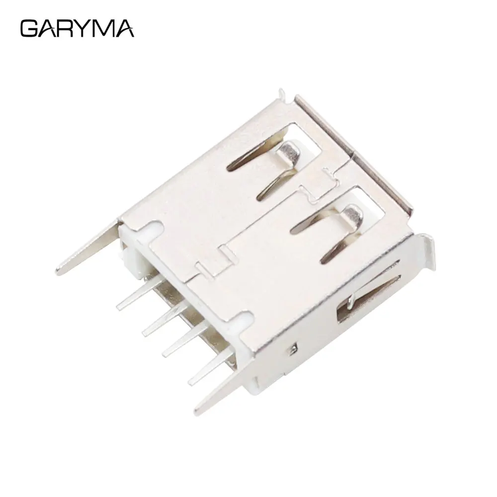 10/50Pcs USB 2.0 Type A Connector Female 13.7mm 180 Degrees Vertical 4pins USB Interface