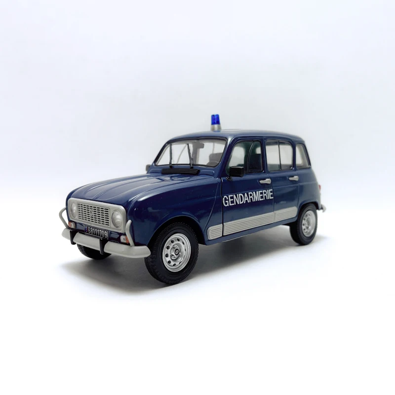 

SOLIDOS Diecast 1:18 Scale 4L Gendarmerie 1978 Alloy Car Model Adult Classic Collection Decoration Gift Toys Static Display
