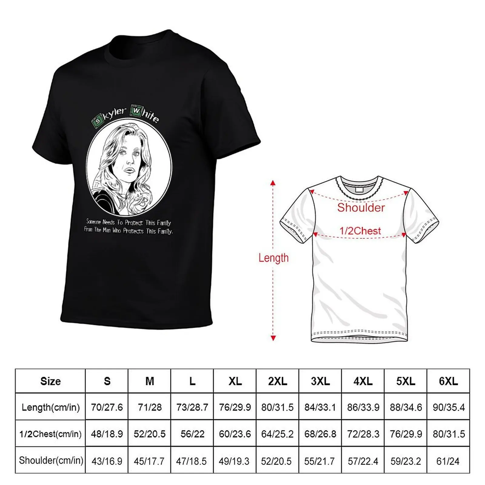 Skyler White - Breaking Bad T-Shirt topping plus size tops plain white t shirts men