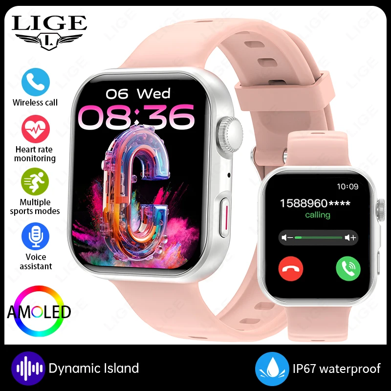 Low Power Sports Smart Watch 2026 New Bluetooth Call Waterproof Call Reminder Full Touch Screen Fitness Smartwatch Men Women