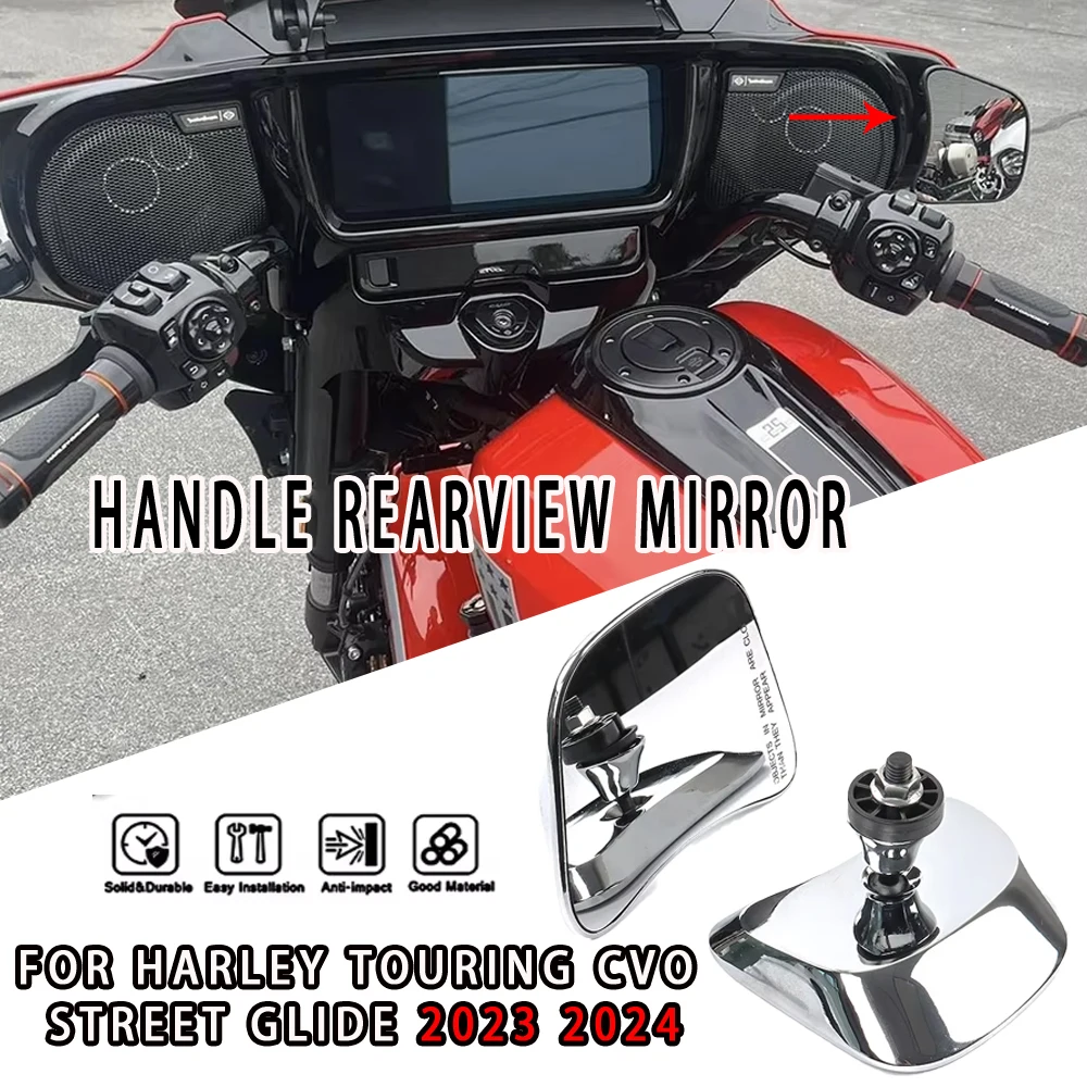 

Подходит для внедорожного мотоцикла Harley Davidson CVO 2023 2024, новое зеркало заднего вида для мотоцикла, кронштейн для зеркала заднего вида