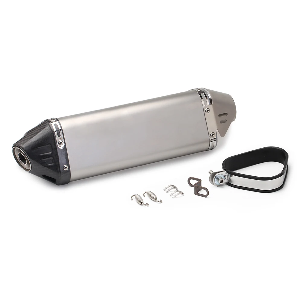 

51mm universal motorcycle modified exhaust pipe TRC R77 muffler for z400 r3 pcx 125 c650gt tmx530 cb500 s1000rr zx4r