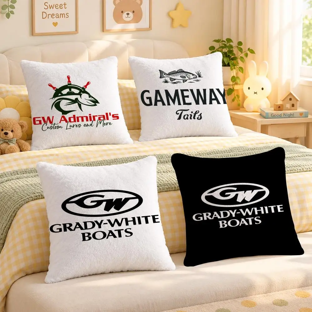 Fishing GW Guangwei Outdoor Gear Cushion Cover Personalized Decorative Living Room Home Sofa Bedroom Office Car Decor