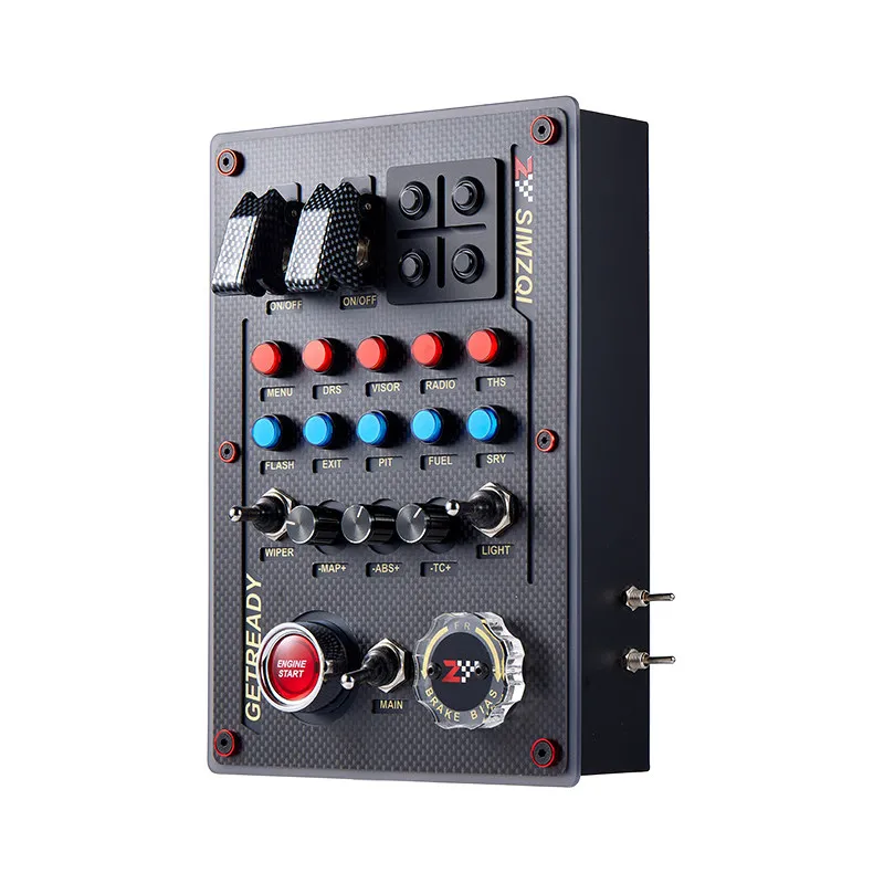 SIMZQI X5 Button Box Sim Racing Simulator RGB Controller Box For  Simagic /Fanatec /Thrustmaster