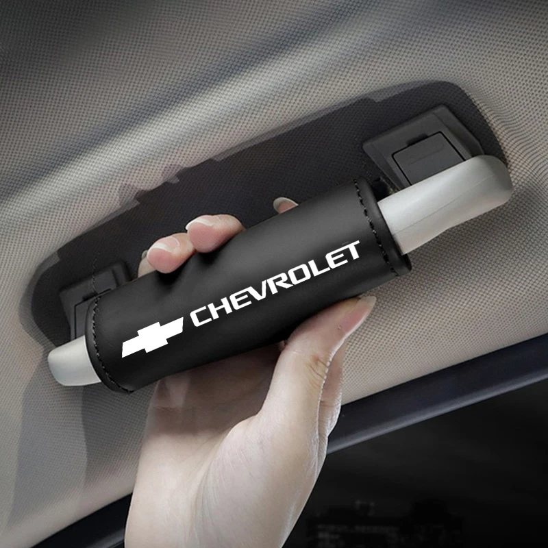 Car Roof Armrest Pull Protection Cover Gloves Door Handle Non-Slip Covers For Chevrolet RS Bolt EV EUV TrailBlazer Equinox Monza