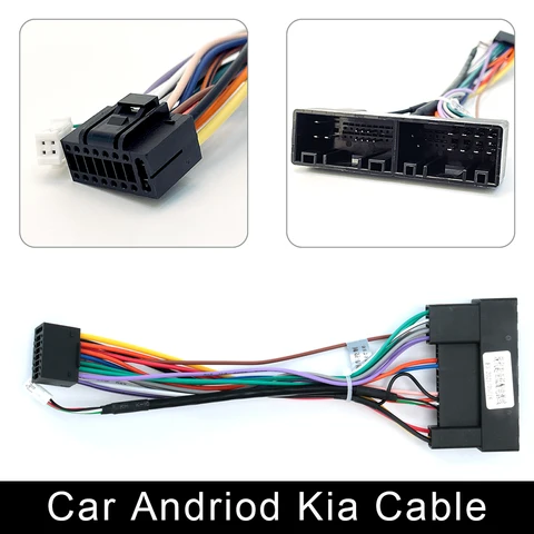 Кабель ISO Автомобильный Android-плеер 2Din Стерео Радио Аксессуары для Kia Suzuki VW Hyundai Honda Toyota Nissan Mitsubish F...