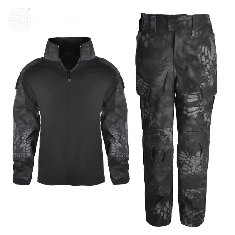 Kids Uniform Hunting Clothing Sets Children Airsoft Camouflage Hiking Jackets 2026 Outdoor Sport Suit