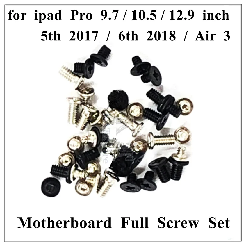 1Pcs Full Screw Set Main Board Inner Bolt Bottom Dock Screws Replacement for IPad Pro 9.7 10.5 11 12.9 Inch Air 3 2017 6 2018 7