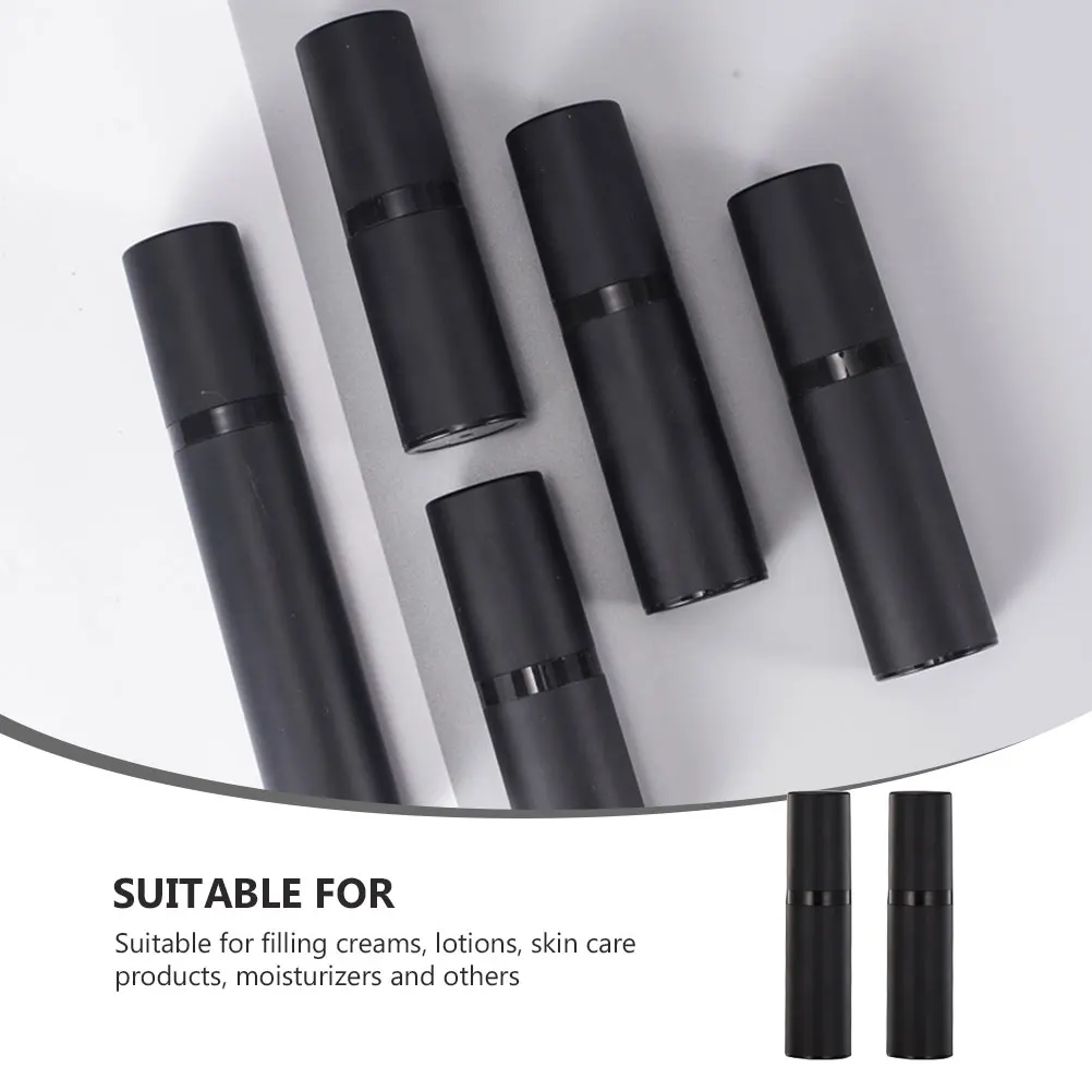 

2Pcs 50ml Black Vacuum Bottle Sprayer Travel Size Fine Mist Plastic Containers Refillable Atomizer Liquid Sprayer
