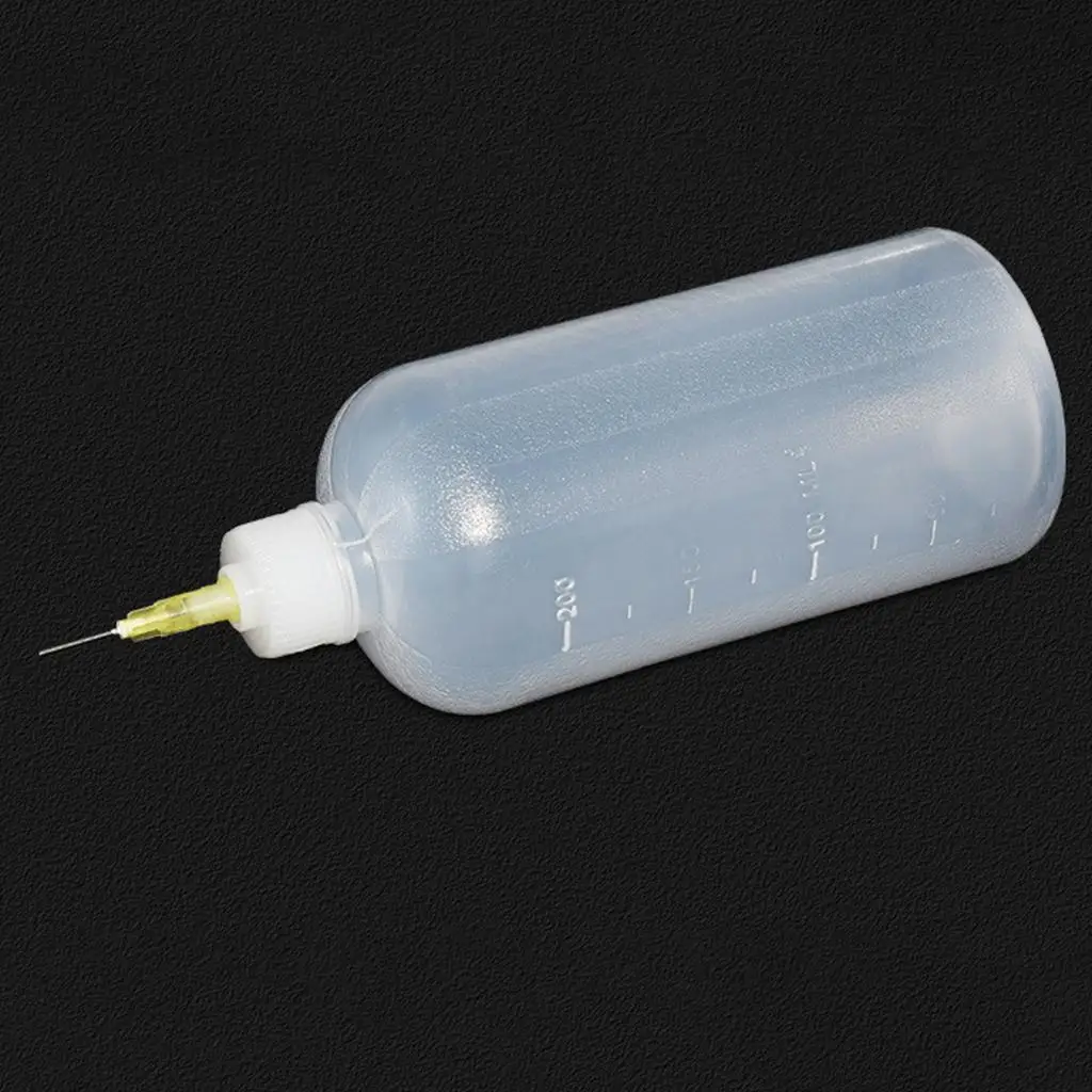 Needle Tip Glue Bottle Applicator 200ml Resuable for Scrapbooking Paper