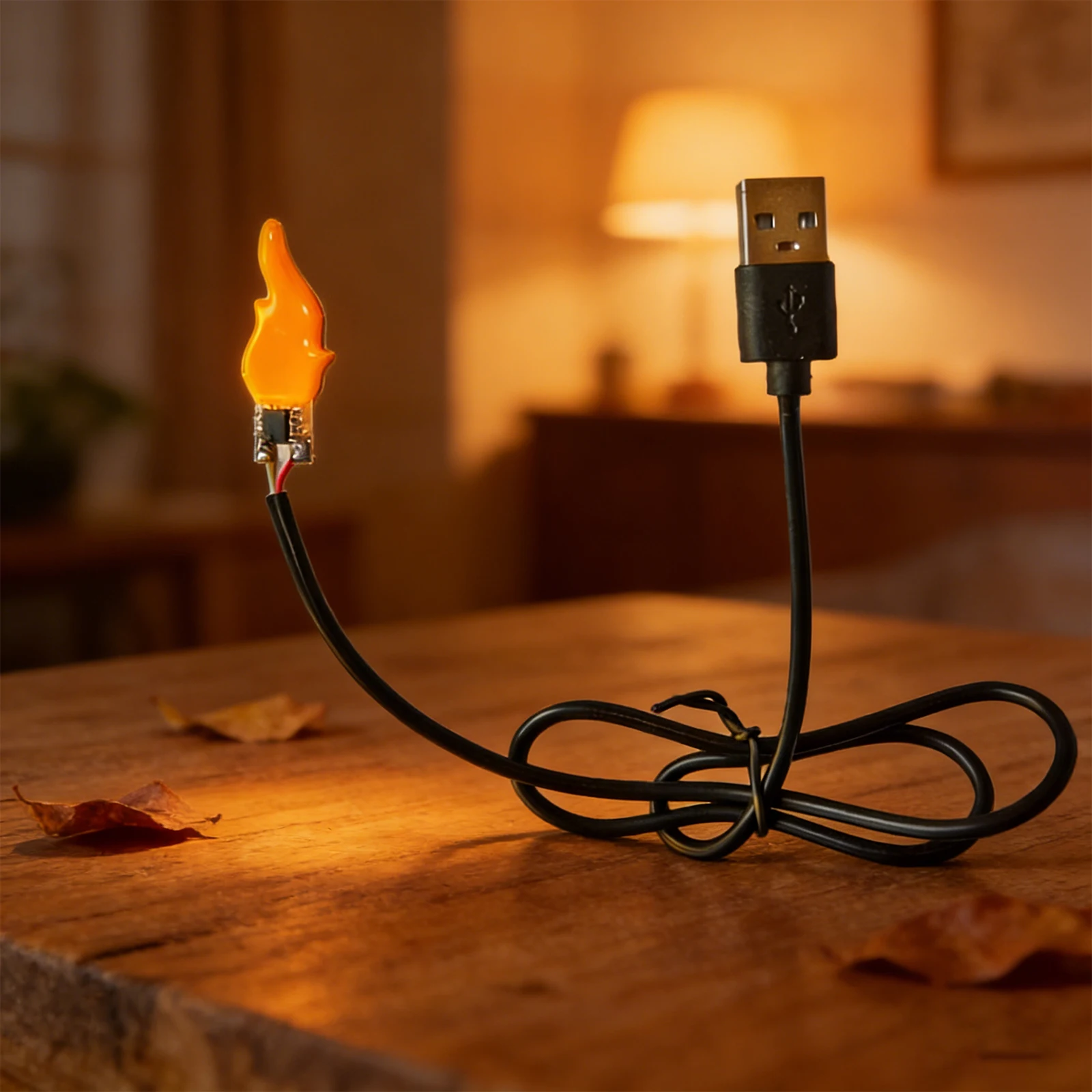 Vintage Flame String Lights USB 5V Candle Flame Light Bulbs Plug and Play Design for Indoor Outdoor Party Patio Home Decor