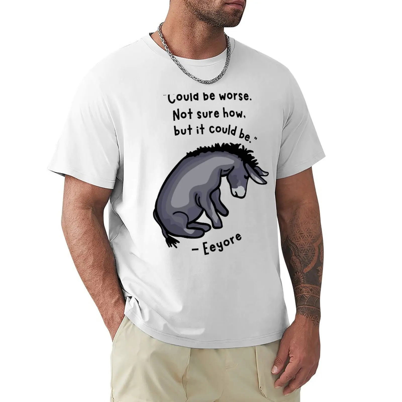 

Sad Eeyore Quote T-Shirt vintage vintage clothes mens t shirt graphic