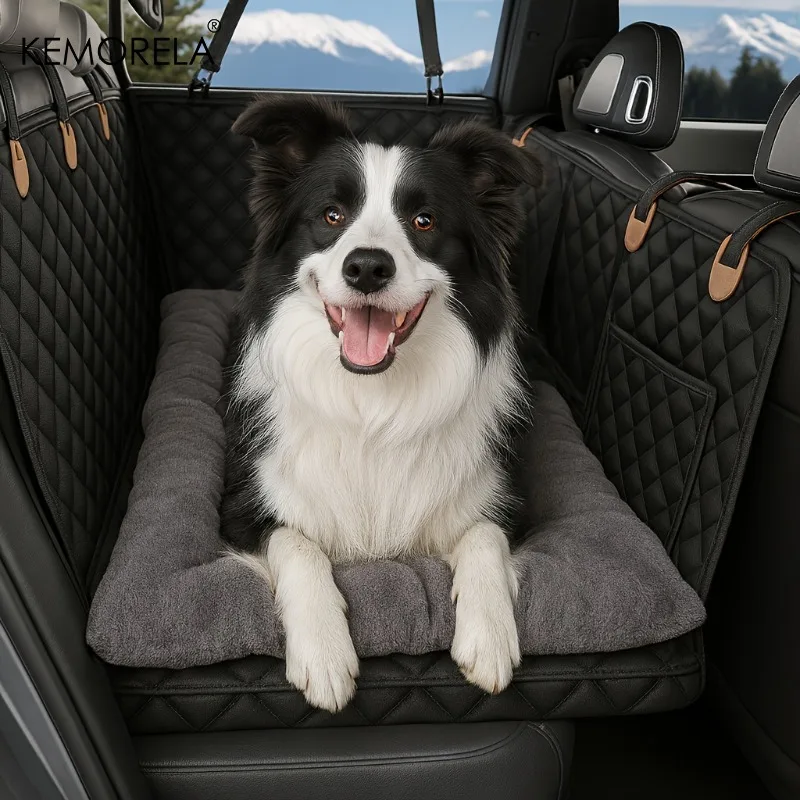 

Winter Dog Car Seat Mat with Thick Non-Slip Bottom for SUV Sedan Truck Bed - Warmth for Road Trips And Machine Washable