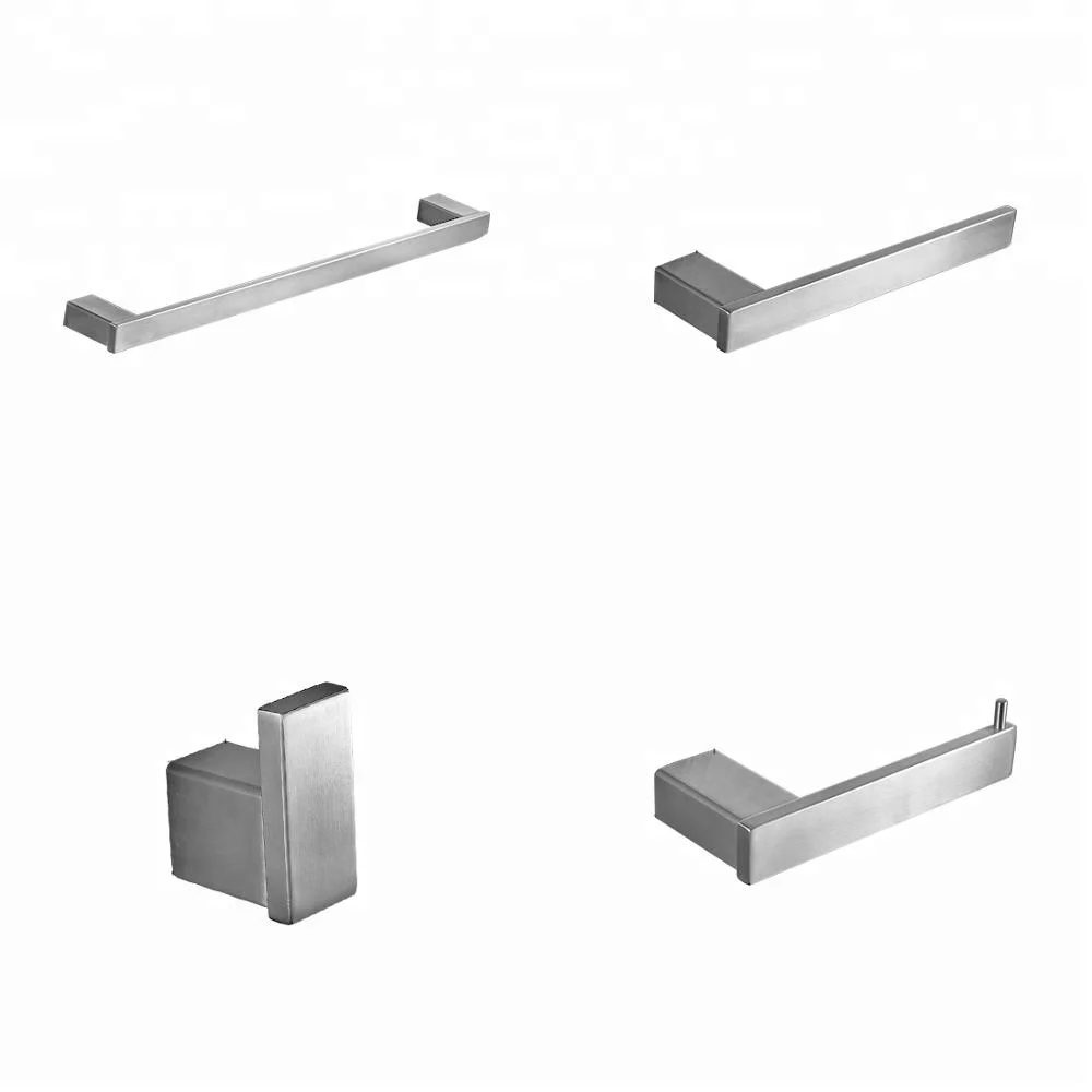 

Modern Bath Accessories Products Stainless steel Wall-Mounted Bathroom Accessories Sets