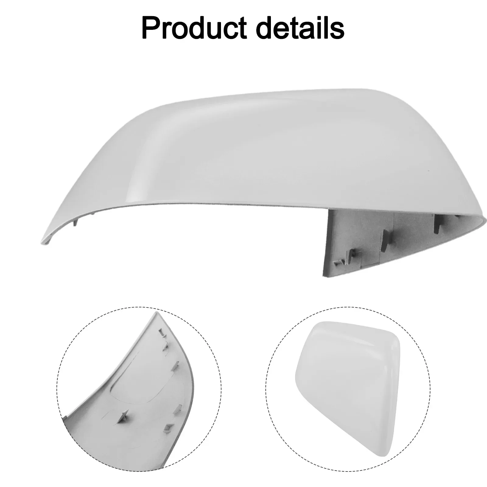 1x For Tesla Model Y White 1495594-00-AP Correct Connector Direct Installation Door Wing Right Side High Grade