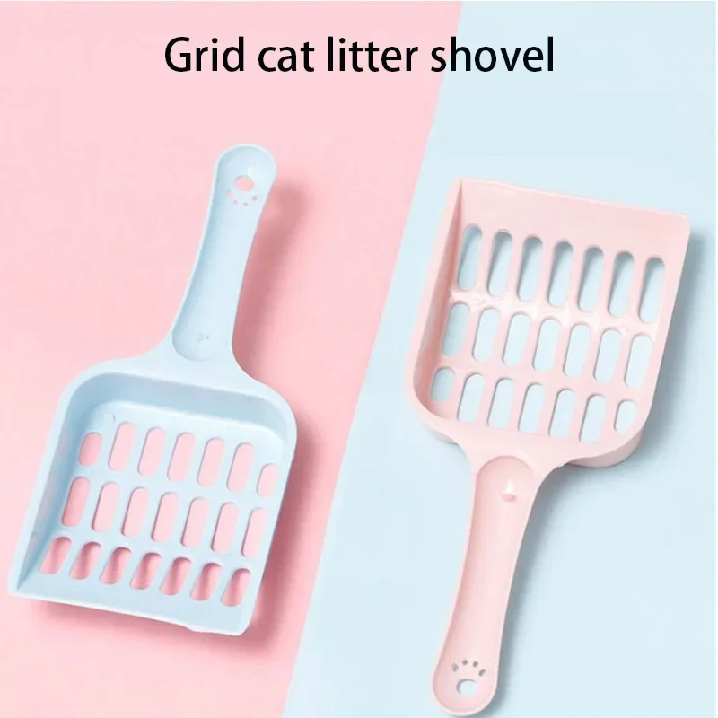 Cat Litter Scoop, Durable Plastic Sand Shovel, Fast Sifting Pet Cleaning Tool, Essential Litter Box Accessory for Cats