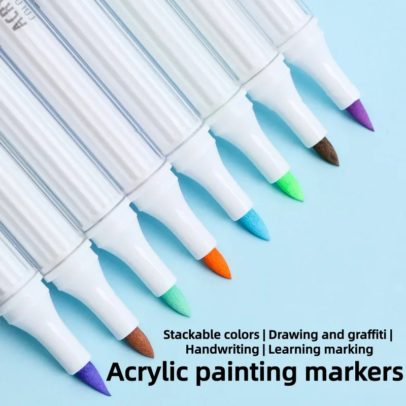 Acrylic marker pen gift box student-specific art drawing pen set Office School Supplies Pens Pencils Writing Supplies