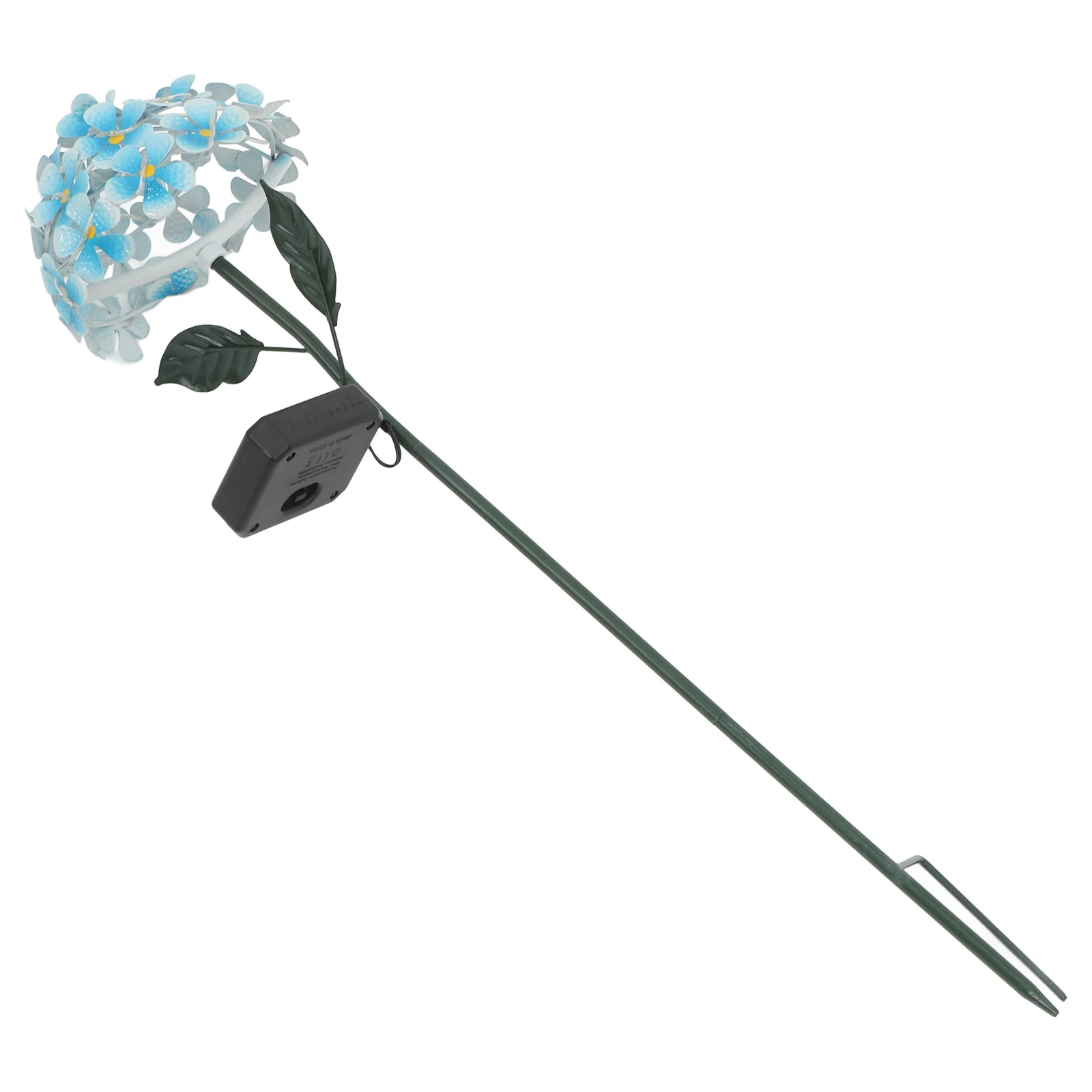 

Lawn Lights Garden Yard Lamp Solar Energy Landscape Hydrangea Stick Wrought Iron Outdoor Insert for outside