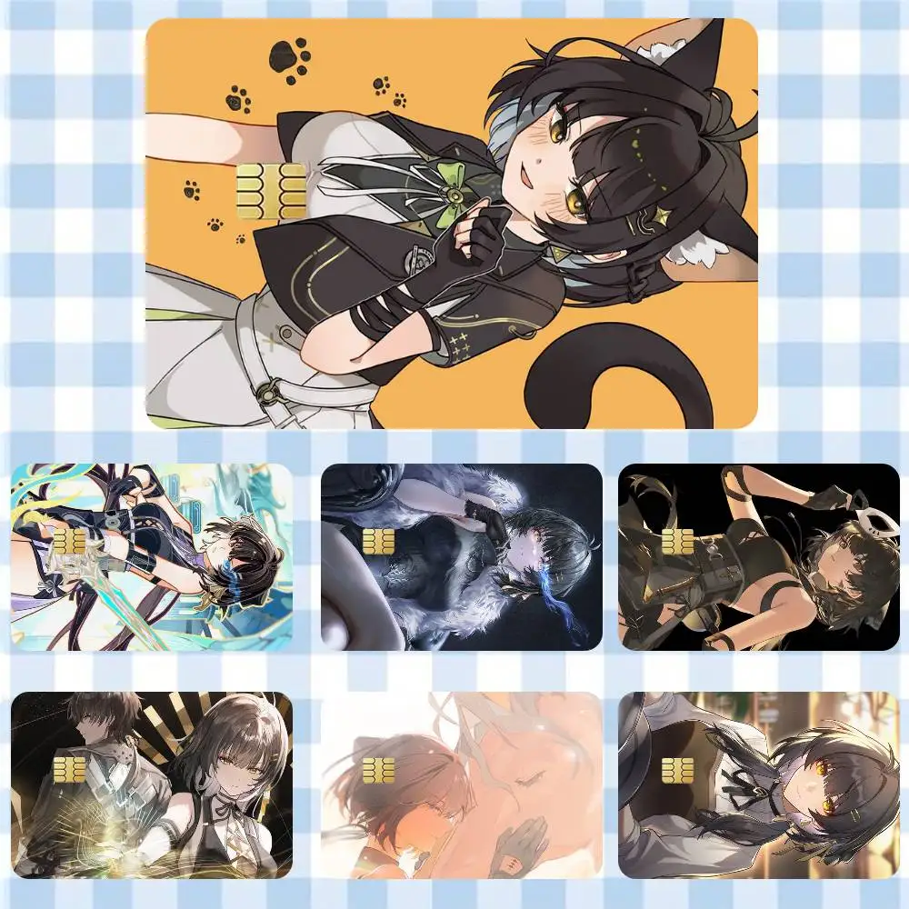 

Rover Wuthering Waves WUWA Frover Sticker Film Tape Skin for Credit Card Debit Card Cartoon Waterproof Stickers