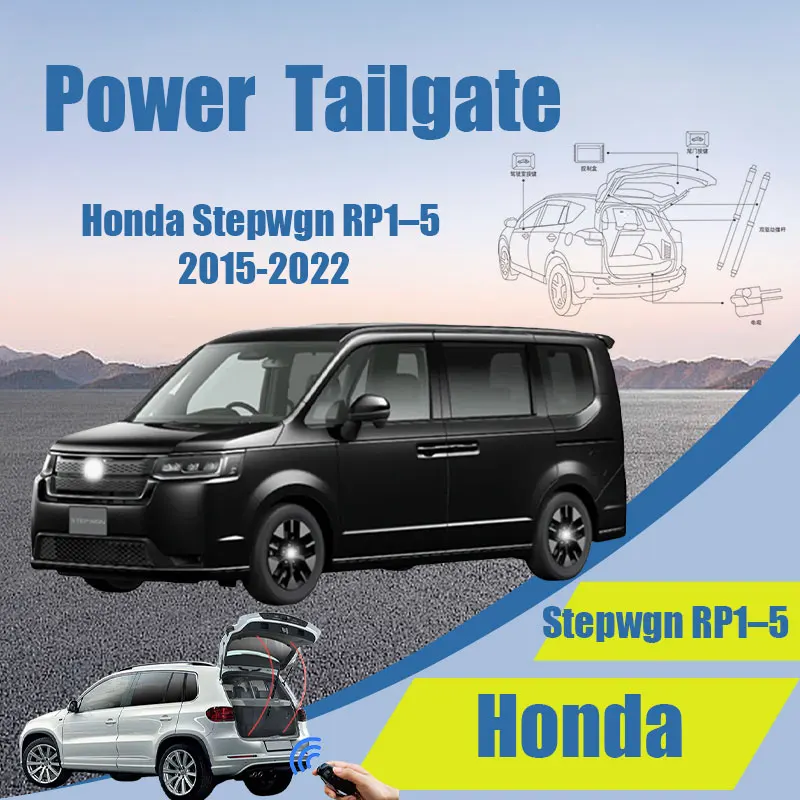 

For Honda Stepwgn RP1–5 2015-2022 Car Electric Tailgate Modified Auto Intelligent Power Operated Trunk Automatic Lifting Door