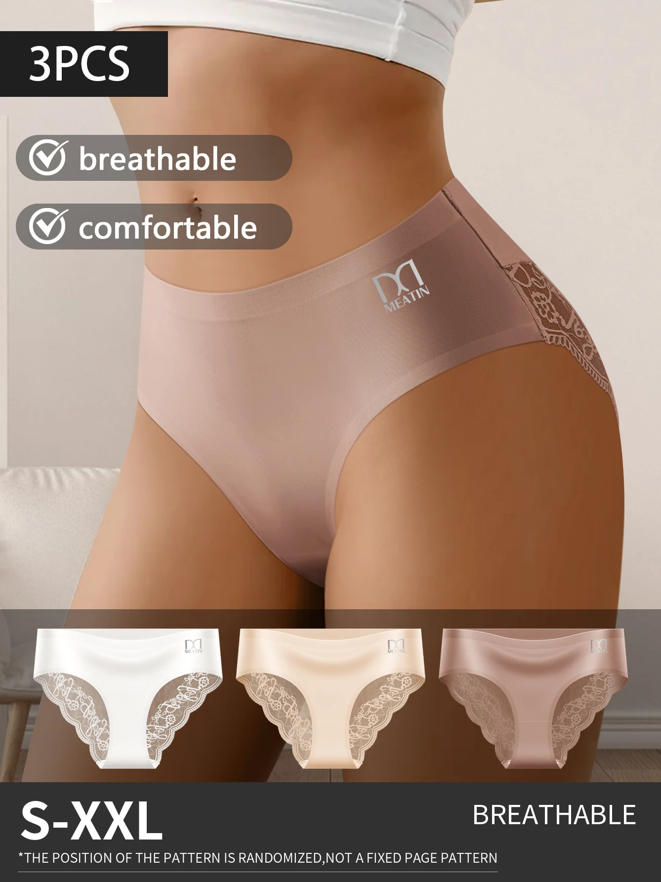 Thumbnail 4 - #22 Trending Womens Lace Trim Comfort Panties Right Now