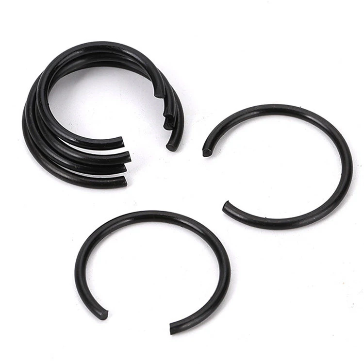 M4 M5 M6 M7 M8 M9 M10~M150 GB895.1 Round Wire Snap Rings For Hole Steel Wire Ring For Hole Stop Ring Circlips 70 Manganese Steel
