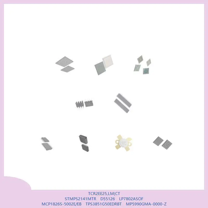 

TCR2EE25,LM(CT STMPS2141MTR D55126 LP7802ASOF MCP1826S-5002E/EB TPS3851G50EDRBT MP5990GMA-0000-Z