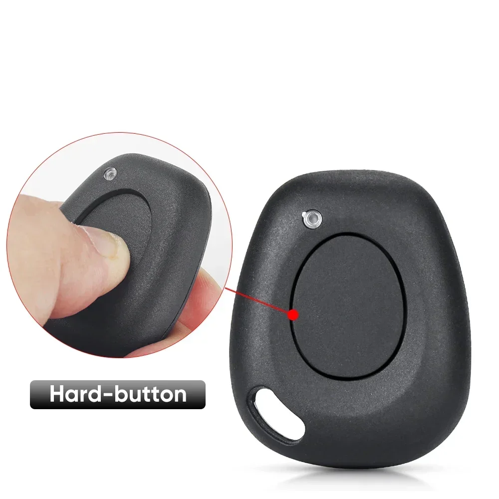 KEYYOU Hard Button No Blade For 1999-2006 Renault Megane Clio Scenic Laguna Espace Lancia 1 Button Car Key Case