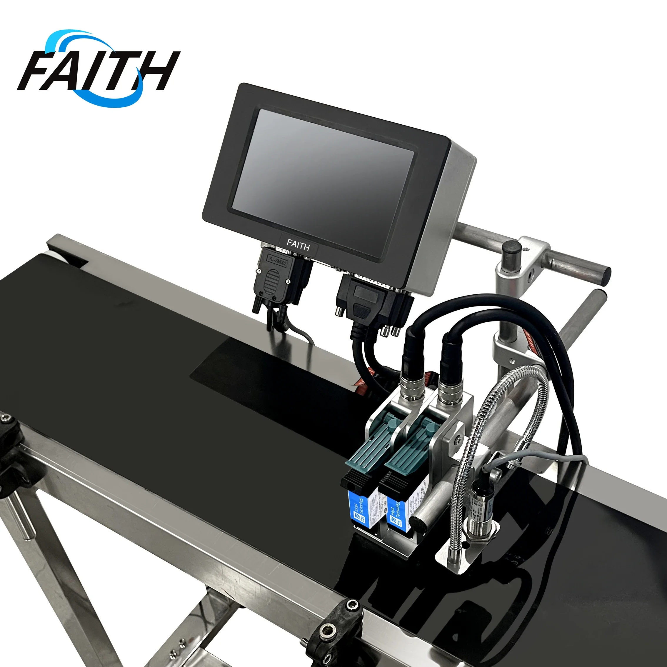 Faith online inkjet printer with conveyor belt Tij Printing Machine