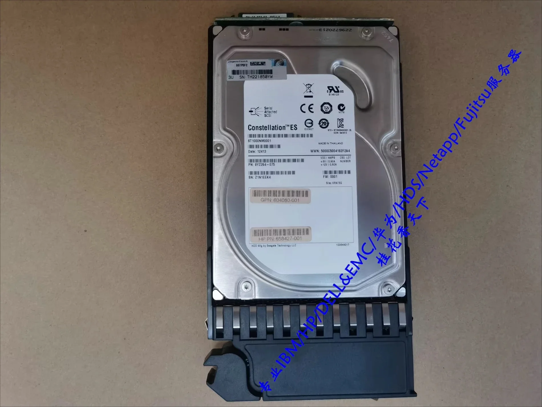 

Used For HP 605474-001 1T 7.2K SAS-FC 3.5 AP861A Hard Drive