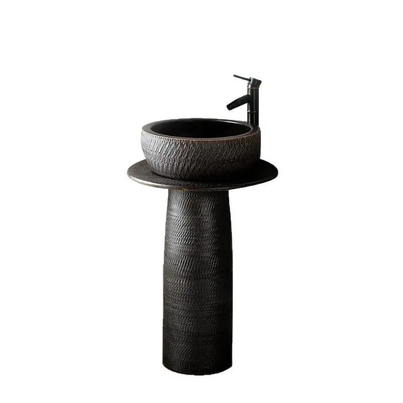Column sink, industrial washbasin, integrated column sink, single hole, outdoor courtyard, hotel balcony, rectangle