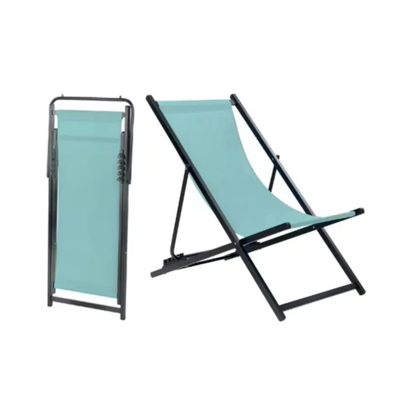 YTYIN Outdoor Portable Sun Aluminium Deck Chair Folding Beach Chair