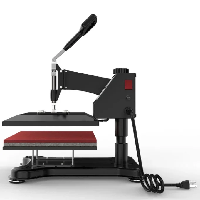 EF-6112 Shaking Head Hot Stamping Machine 25 * 30CM Heat Transfer Small High-pressure T-shirt Printing Heat Press Machines