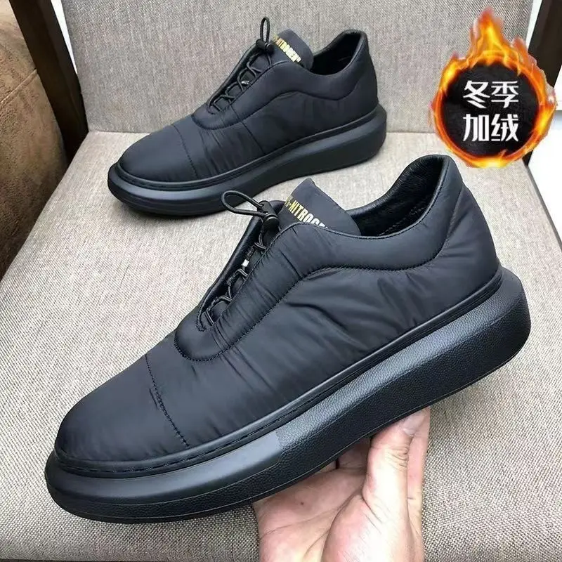 

Повседневная обувь, зимняя мужская обувь 2025 года, новая повседневная универсальная спортивная повседневная обувь плюс бархатная обувь