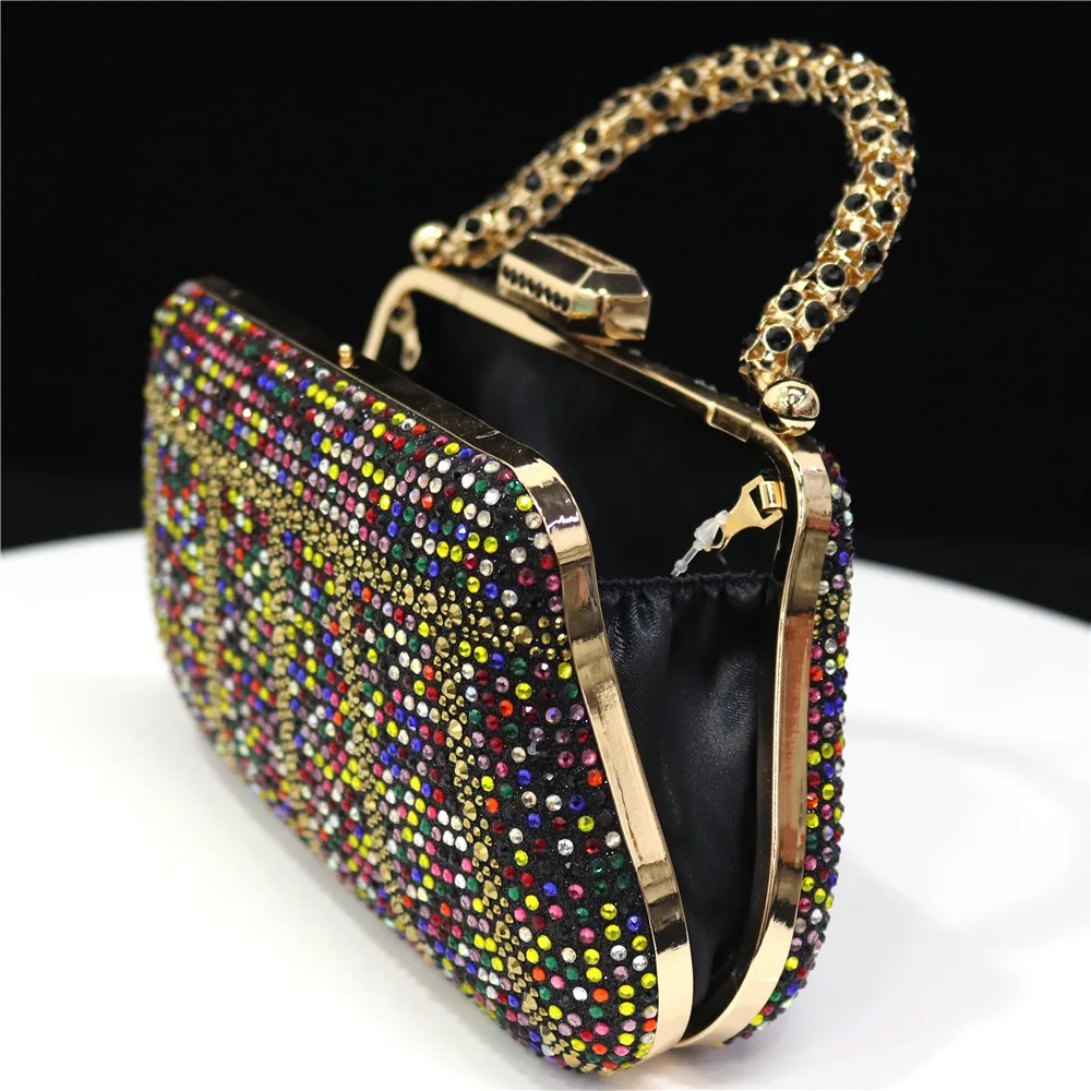 New Design Three-Dimensional Mini Bag Ladies Bag With Diamond Fashion Clutch Bag Rhinestone Embellished Party wallets