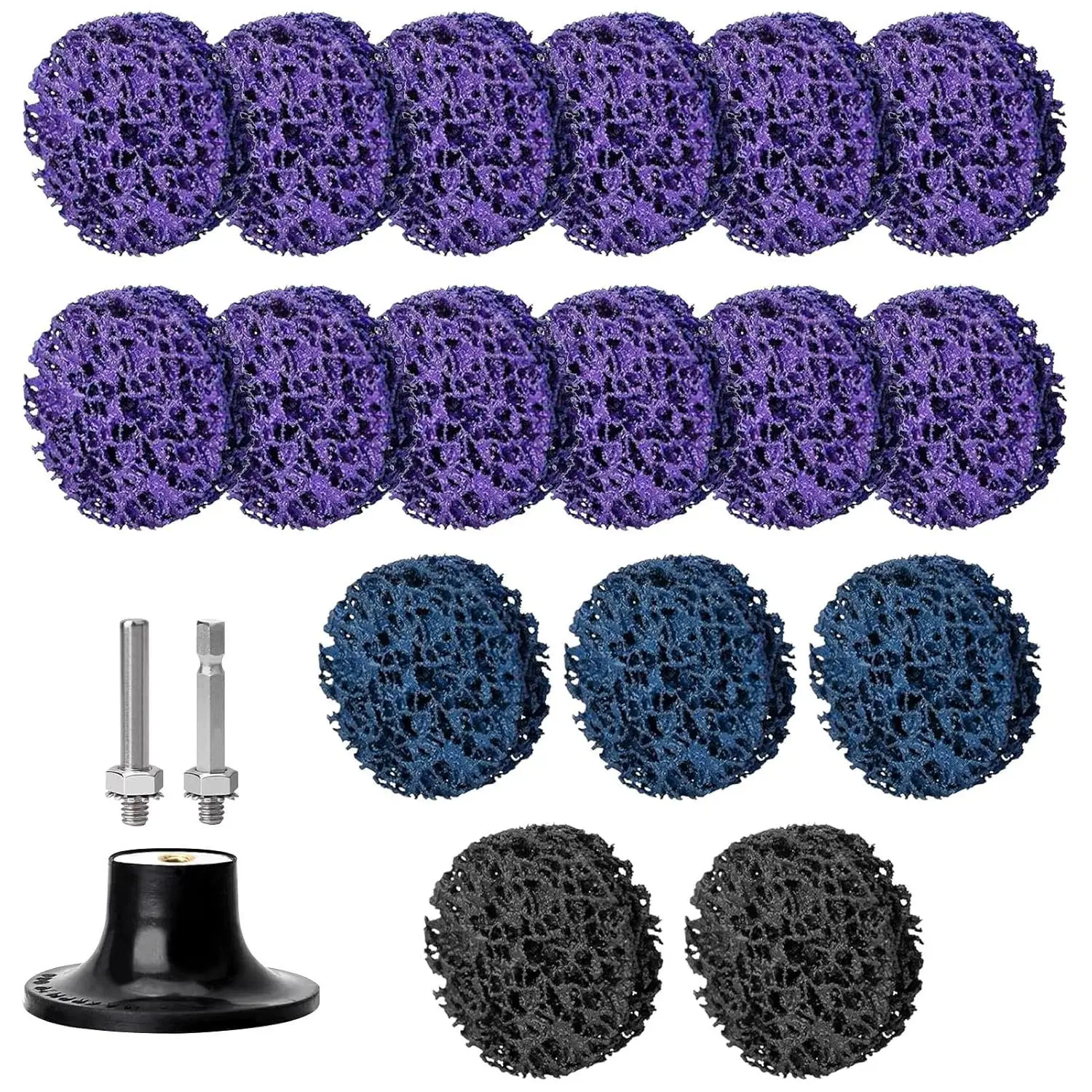 

50mm Torque Grinding Discs Set Coating Removal Die Grinder Attachments Stripping Wheel Sanding Discs Concrete