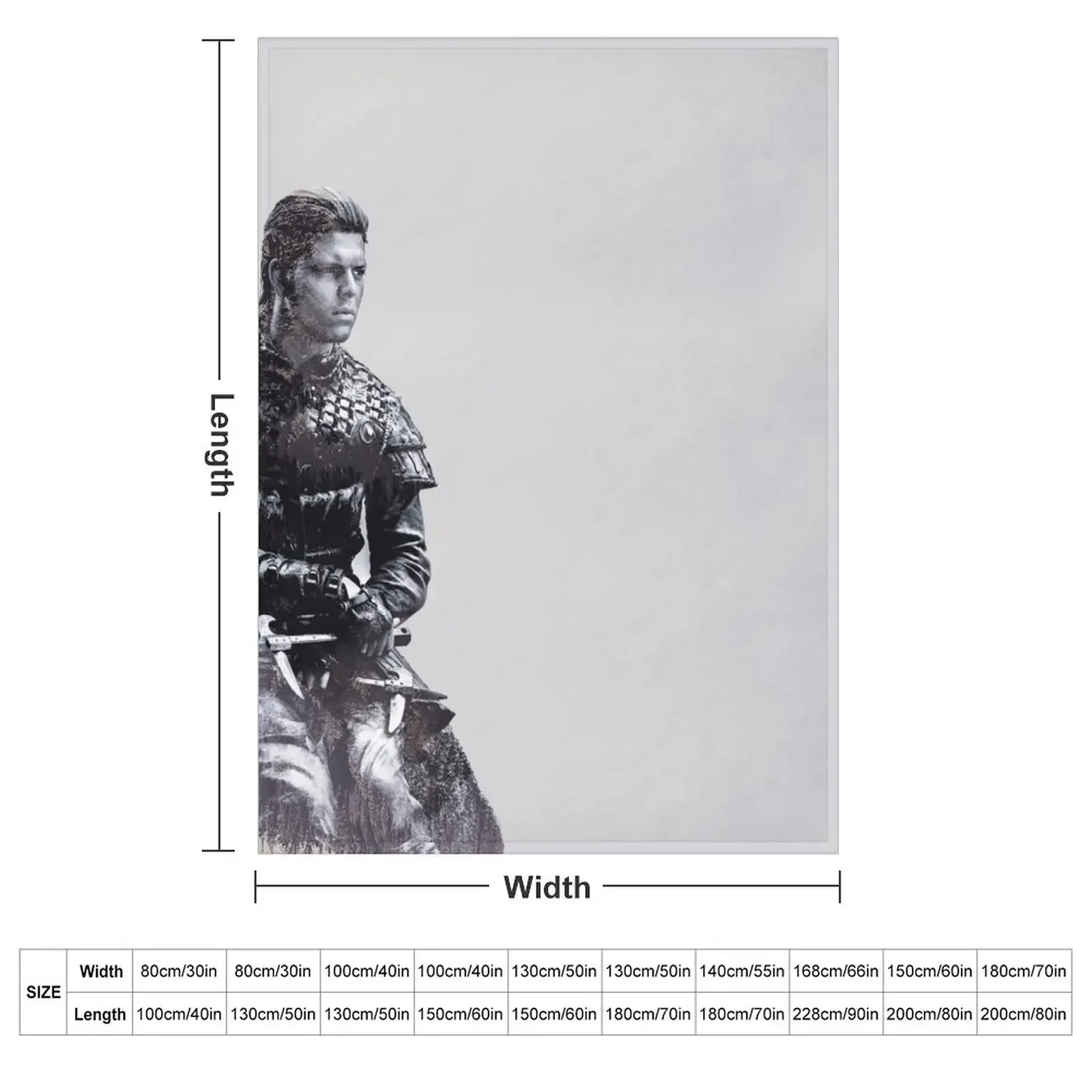 Ivar The Boneless Throw Blanket halloween valentine gift ideas Luxury Designer Decorative Beds Blankets
