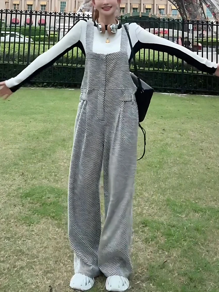 

Женские модные летние брюки-стрейп с высокой талией и широкими штанинами в корейском стиле, простые элегантные цельные брюки