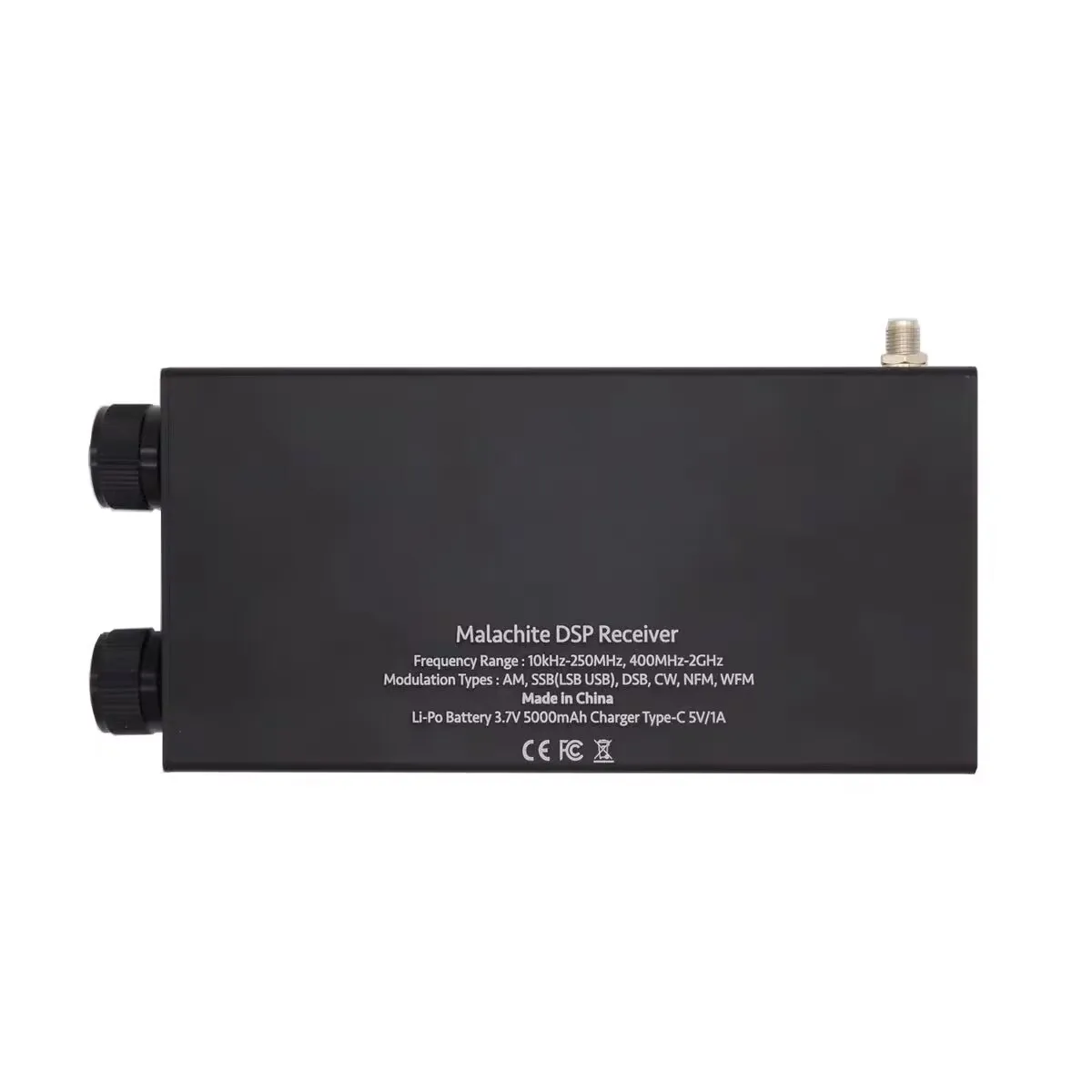 Nuevo Receptor de Radio Malachite SDR DSP V5 con opción 1.10d Firmware Radio
