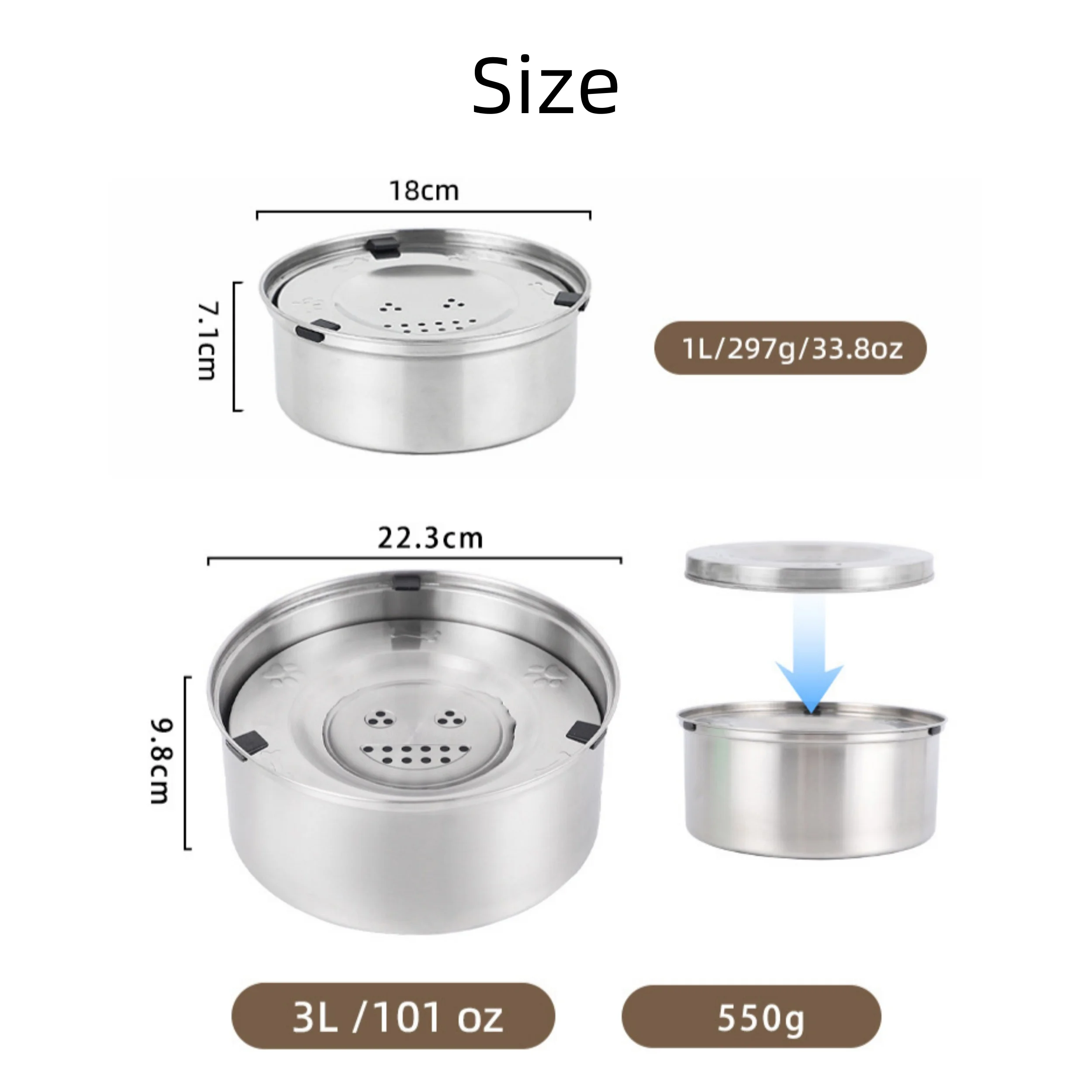 Thumbnail 4 - #63 Popular Stainless Steel Dog Bowls Choices