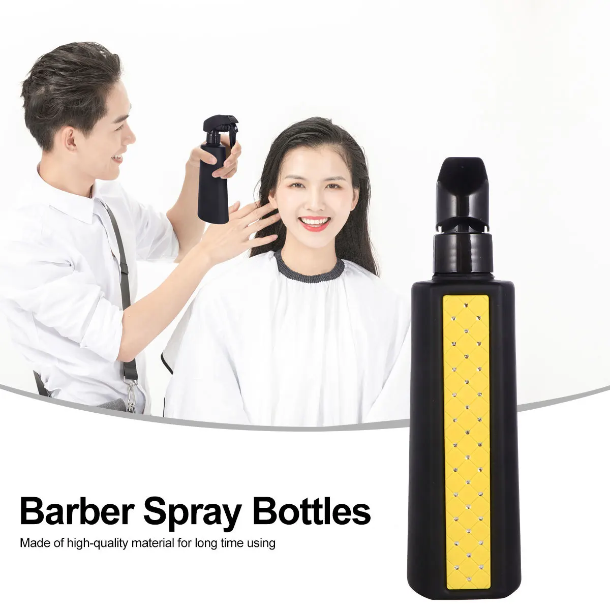 

Plastic Spray Bottle Lightweight Pressure Sprayer For Hairdressing Gardening Refillable Subpackaging Bottle Water Mister