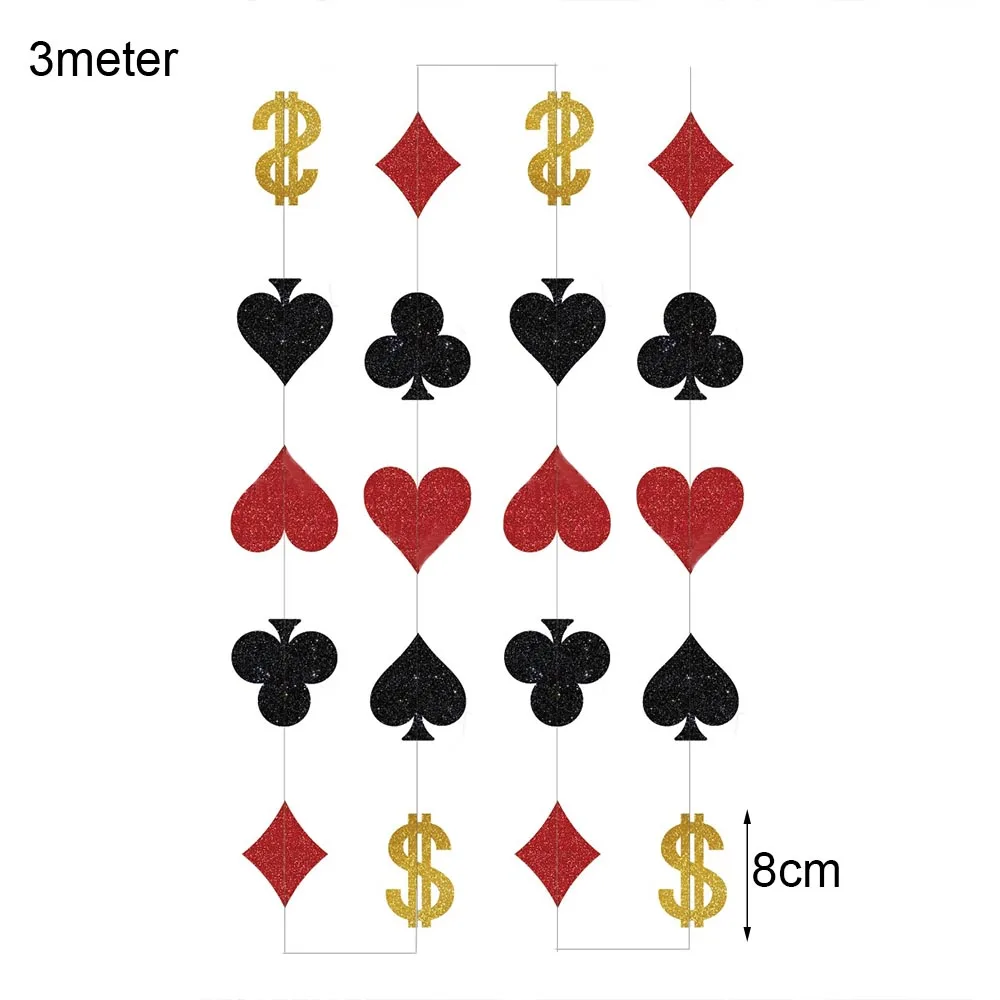 Casino Thema Party Dekorationen Las Vegas Hängen Poker Cube Würfel Hängen Casino Party Decke für Casino Nacht Dekor Liefert – Detail 1