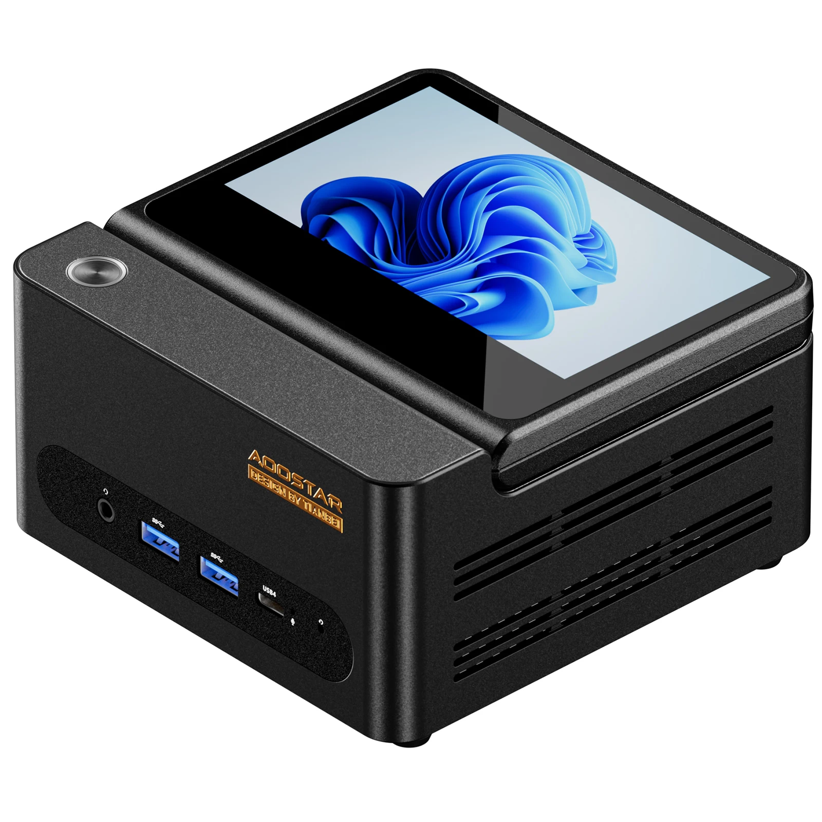 

AOOSTAR G-FLIP Mini PC AMD H255, 2x DDR5-5600 , 2x M.2 NVMe , USB4 x2, Oculink, Dual 2.5G LAN, WiFi 7, HDMI2.1/DP1.4